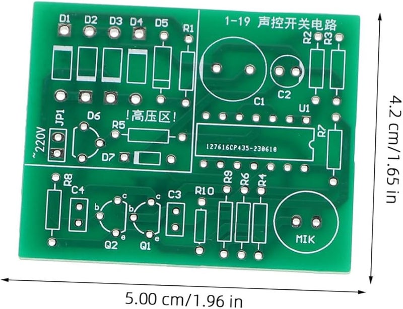 Sound Activated Switch Kit DIY Electronic Acoustic Control Sensor Module 1 Pc - Image 2